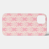 Blumen-Retro-Damaskus Case-Mate iPhone Hülle (Rückseite (Horizontal))