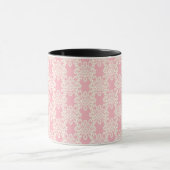 Blumen-Retro-Damaskus Tasse (Zentrum)