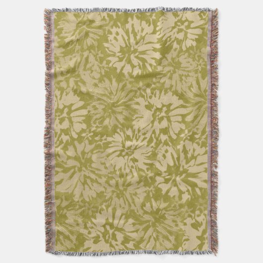 Blumen-Retro-Muster im Boho-Stil. Decke (Vorderseite Vertikal)