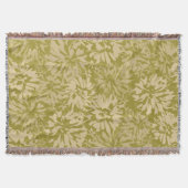 Blumen-Retro-Muster im Boho-Stil. Decke (Vorderseite)