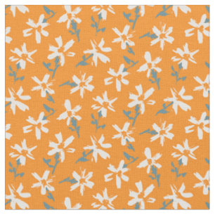 Blumen-Retro-Muster im Boho-Stil. Stoff