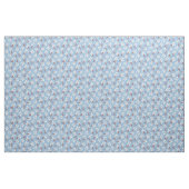 Blumen-Retro-Muster im Boho-Stil. Stoff (Fat Quarter (45,7 x 55,9 cm))