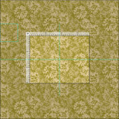 Blumen-Retro-Muster im Boho-Stil. Stoff (Kachel)