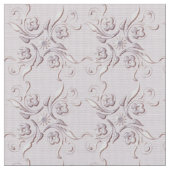 Blumen-Retro-Muster Stoff (Nahaufnahme)