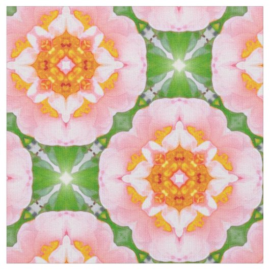 Blumen-Retro-Muster Stoff (Nahaufnahme)