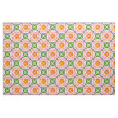 Blumen-Retro-Muster Stoff (Fat Quarter (45,7 x 55,9 cm))