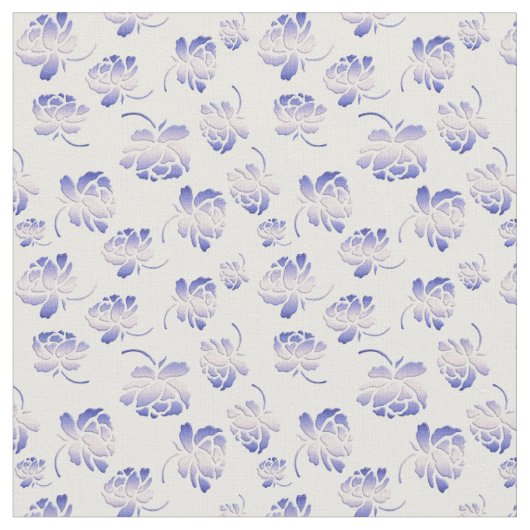Blumen-Retro-Muster Stoff (Nahaufnahme)