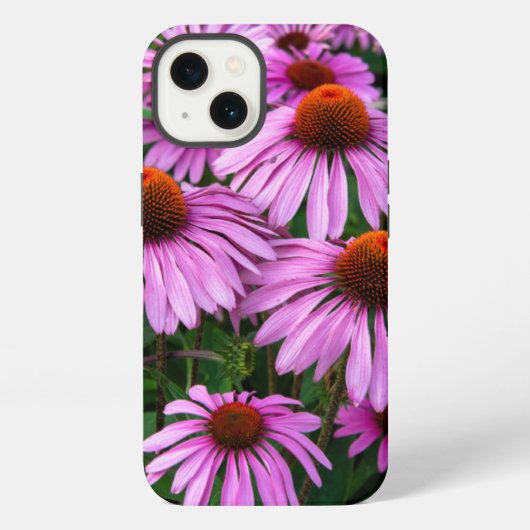 Blumen | Rosa Blumengarten iPhone Hülle (Rückseite)