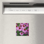 Blumen | Rosa Blumengarten Magnet (In Situ (Geschirrspüler))
