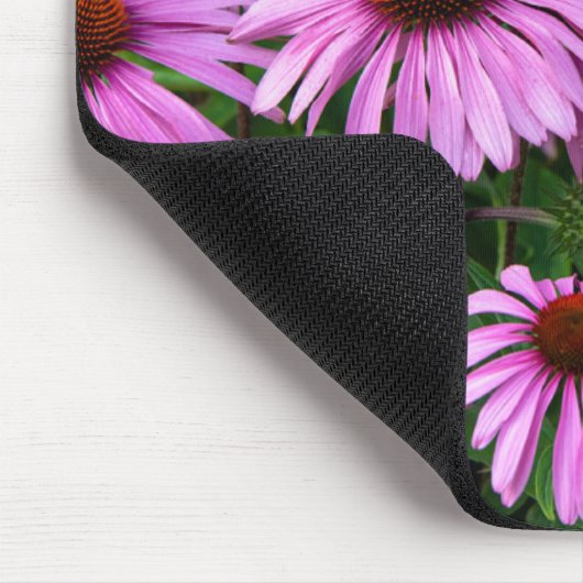 Blumen | Rosa Blumengarten Mousepad (Ecke)