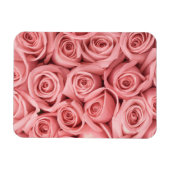 Blumen | Rosa Rosen Magnet (Horizontal)