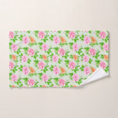 Blumen-Rosa-Rosen-Muster Handtuch (Handtuch)