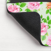 Blumen-Rosa-Rosen-Muster Mousepad (Ecke)