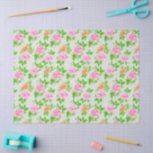 Blumen-Rosa-Rosen-Muster Seidenpapier (Basteln)