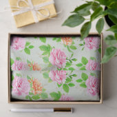 Blumen-Rosa-Rosen-Muster Seidenpapier (Geschenk)
