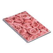 Blumen | Rosa Rosen Notizblock (Rechte Seite)