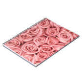 Blumen | Rosa Rosen Notizblock (Linke Seite)