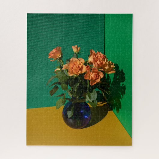 Blumen | Rose in Vase Puzzle (Vertikal)
