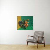 Blumen | Rose in Vase Wandteppich (Beispiel (Horizontal))