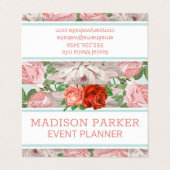 Blumen | ROSE Visitenkarten (Außenseite Aufgefaltet)