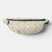 Blumen-Rosen-Blumen mit Blättern Muster-23656 Bauchtasche (Ablage )