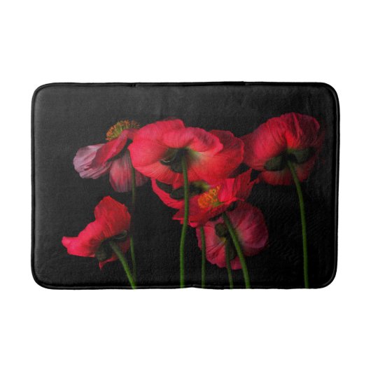 Blumen | Rote Pflaumen Badematte (Vorderseite)
