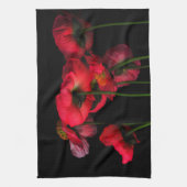Blumen | Rote Pflaumen Geschirrtuch (Vertikal)