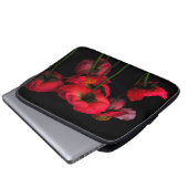 Blumen | Rote Pflaumen Laptopschutzhülle (Vorne Knopf)