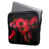 Blumen | Rote Pflaumen Laptopschutzhülle (Vorderseite Links)