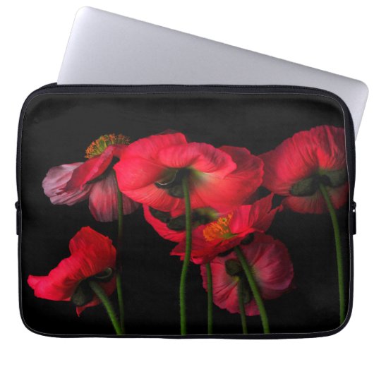 Blumen | Rote Pflaumen Laptopschutzhülle (Vorderseite)