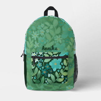 Blumen-Rucksack Mädchen Bedruckter Rucksack