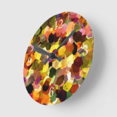 BLUMEN RUNDE WANDUHR (Winkel)