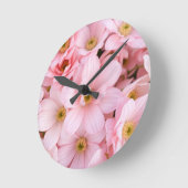 Blumen Runde Wanduhr (Winkel)