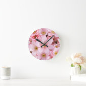 Blumen Runde Wanduhr (Zuhause)