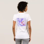 Blumen-Sache T-Shirt (Schwarz voll)