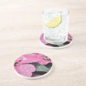 Blumen Sandstein Untersetzer (Seite)