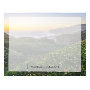 Blumen Santa Cruz Kalifornien Notizblock