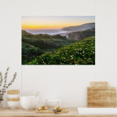 Blumen | Santa Cruz Kalifornien Poster (Küche)