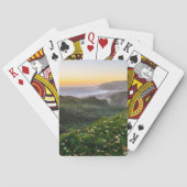 Blumen | Santa Cruz Kalifornien Spielkarten (Rückseite)