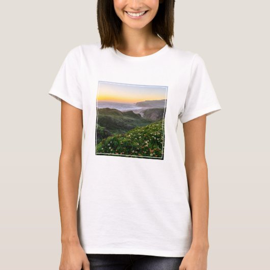 Blumen | Santa Cruz Kalifornien T-Shirt (Vorderseite)