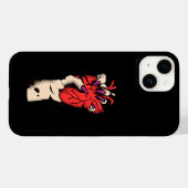 Blumen-Schädel-Handyhülle | Gothi iPhone / iPad-Hü Case-Mate iPhone Hülle (Rückseite (Horizontal))