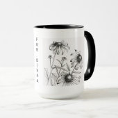 Blumen-Schale Tasse (VorderseiteRechts)