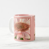 Blumen-Schale Zweifarbige Tasse (Vorderseite Links)