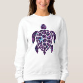 Blumen-Schildkröte Sweatshirt (Vorderseite)