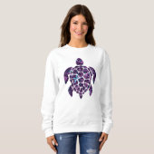Blumen-Schildkröte Sweatshirt (Vorne ganz)