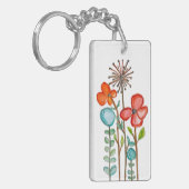 Blumen Schlüsselanhänger (Vorderseite links)