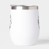 Blumen-Schmetterling-Stemless-Weinbecher (Rechts)