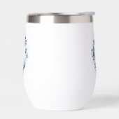Blumen-Schmetterling-Stemless-Weinbecher (Links)