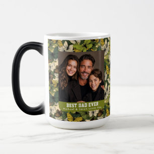 Blumen-Schmetterling-Tarnung-Blume-Vatertag-Kaffee Verwandlungstasse