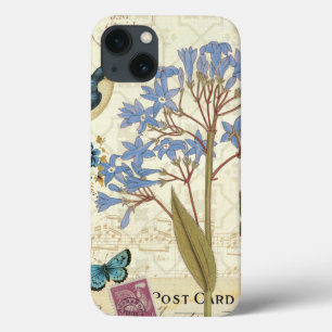 Blumen, Schmetterlinge und Vogel-Collage Case-Mate iPhone Hülle